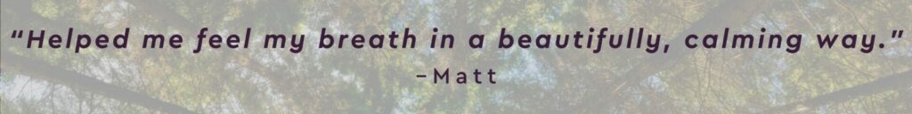 Breath Work Testimonial | Katharine Chestnut
