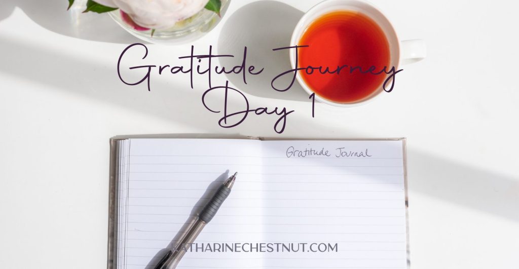 Gratitude Challenge - Day 1 | Katharine Chestnut