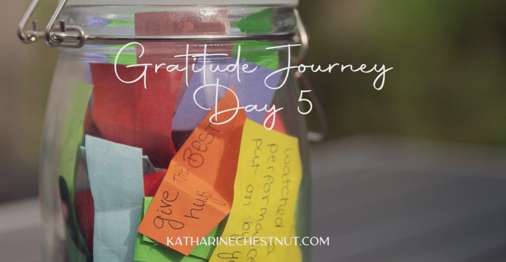 Gratitude Journey Challenge - Day 5