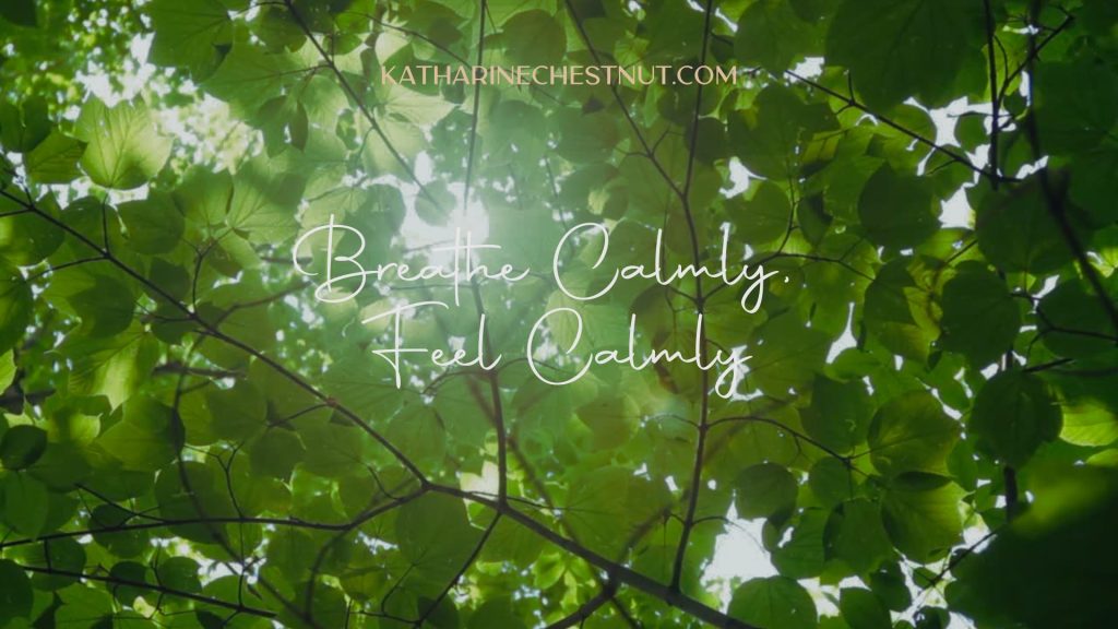 Breath Calmly, Feel Calmly Meditation | Katharine Chestnut