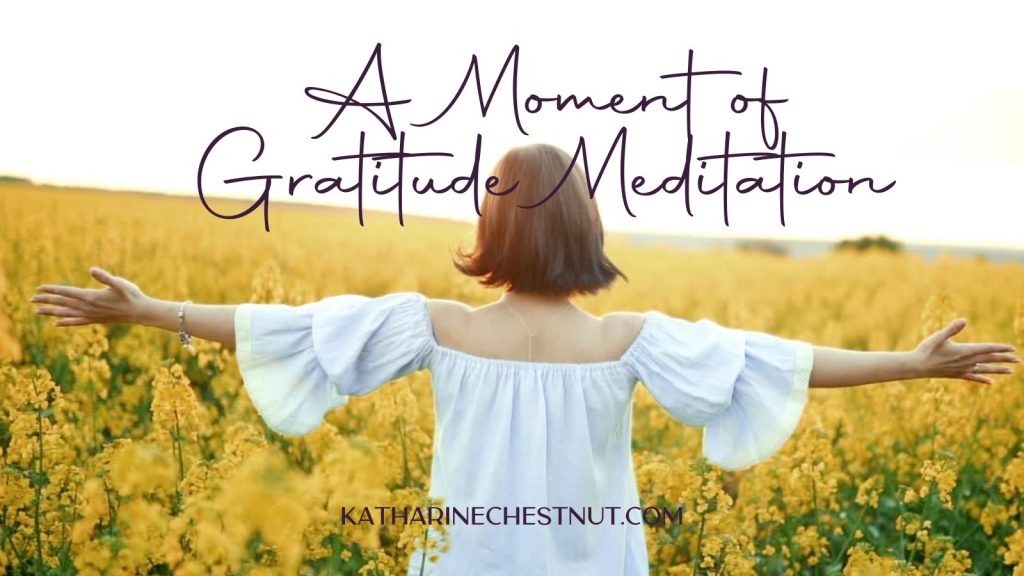 Gratitude Meditation | Katharine Chestnut